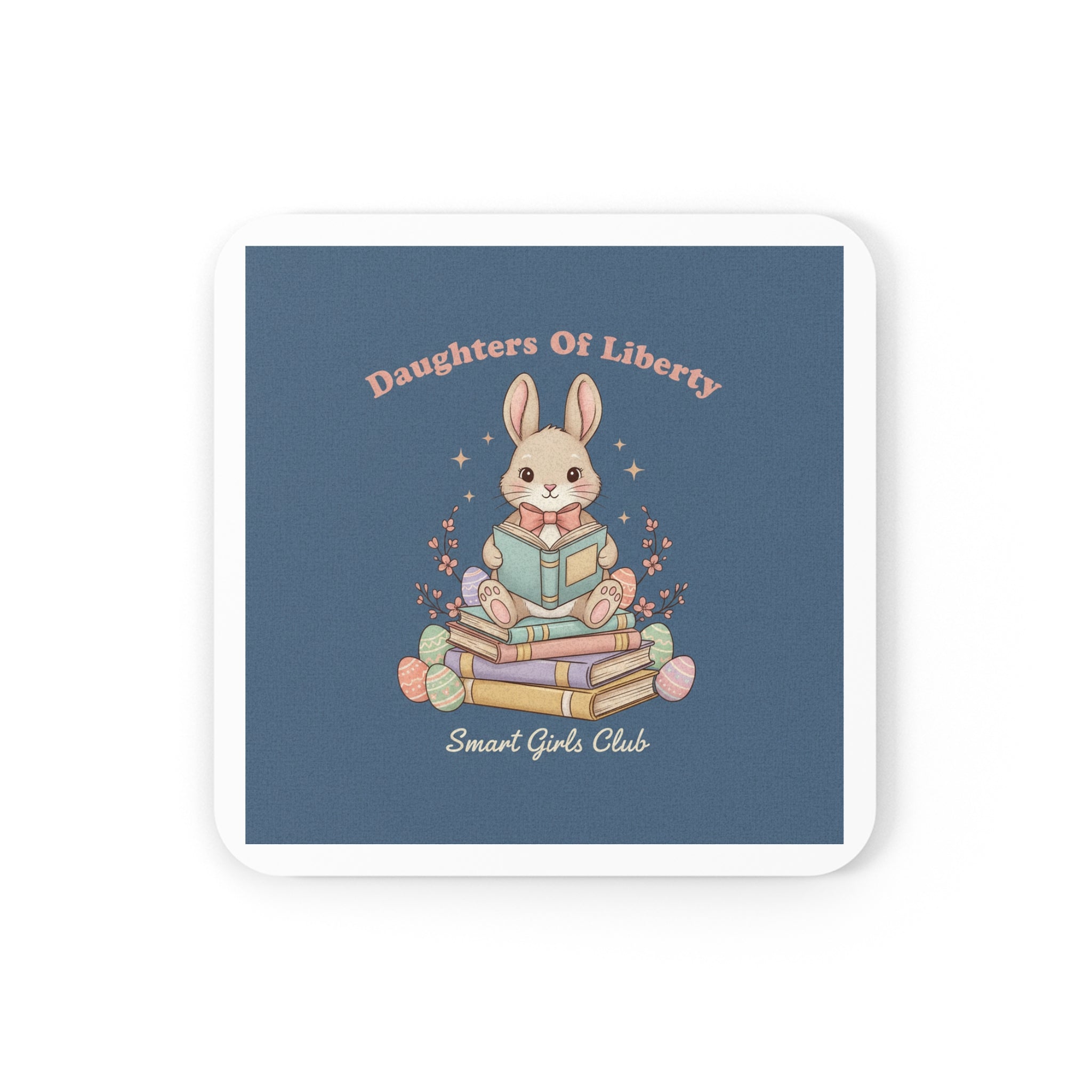 Bunny Cork Coaster – Daughters of Liberty Smart Girls Club