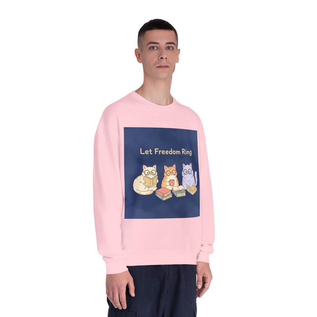 Cats With Glasses Crewneck Sweatshirt – Let Freedom Ring