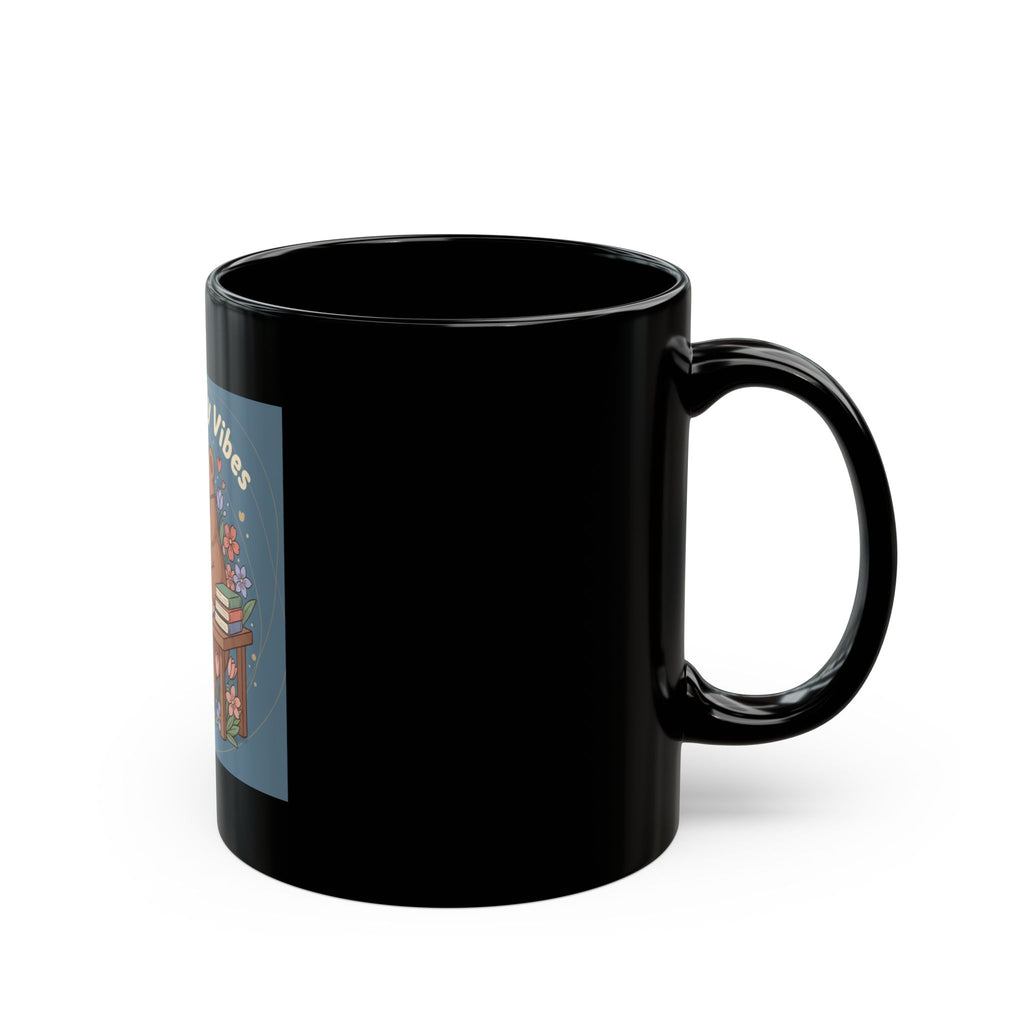 Bear Black Mug 11oz – Study Buddy Vibes