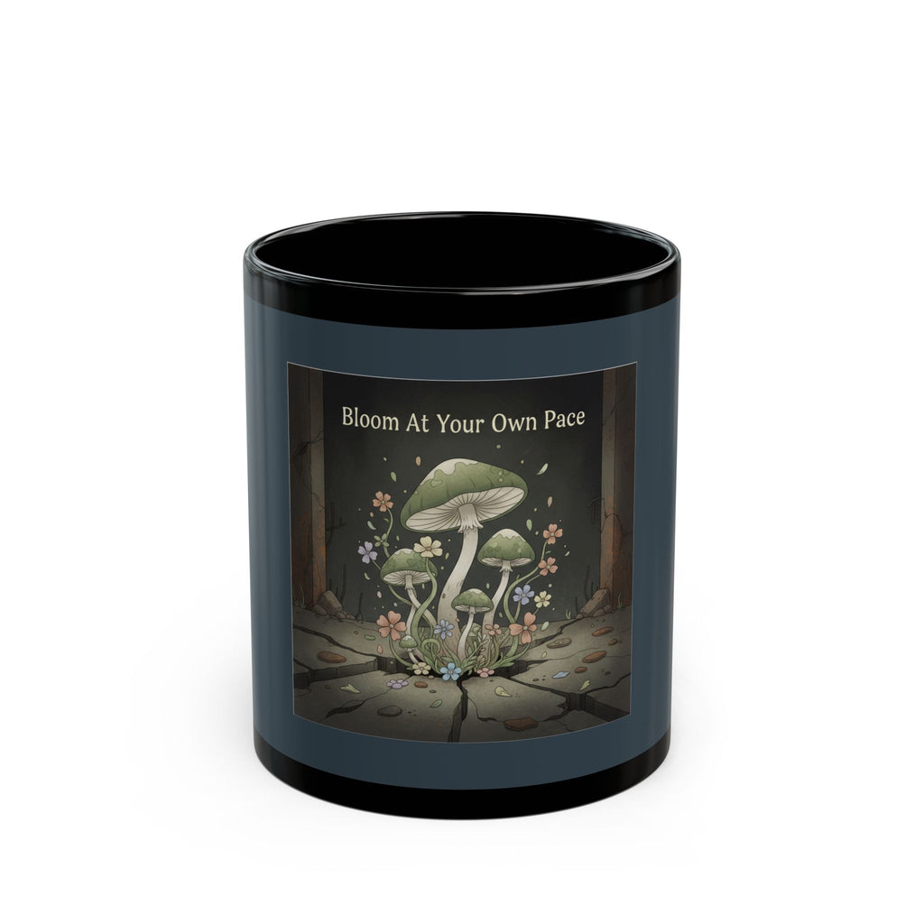 Black Cat Black Mug 11oz – Bloom at Your Own Pace