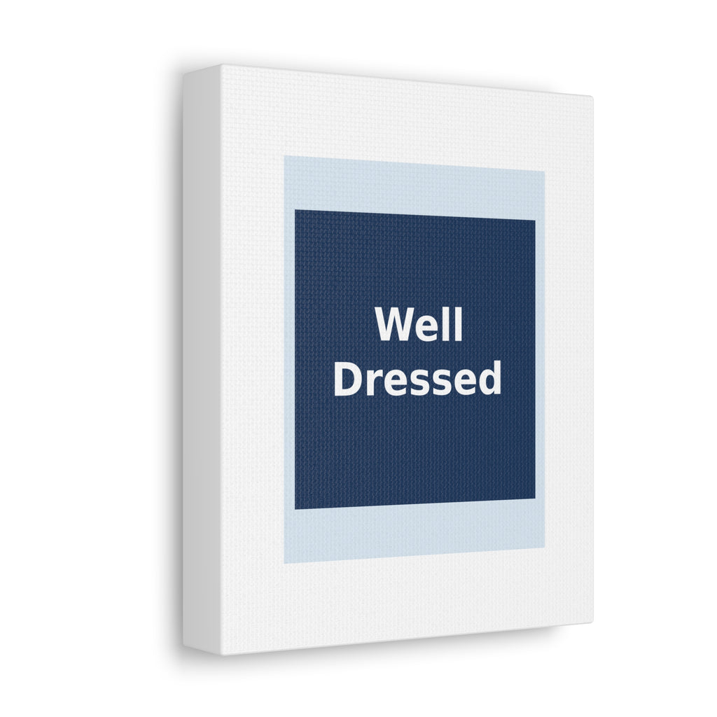 "Well Dressed" Black Cat Canvas | College Girl Gift | Fashion | KayKay Classics