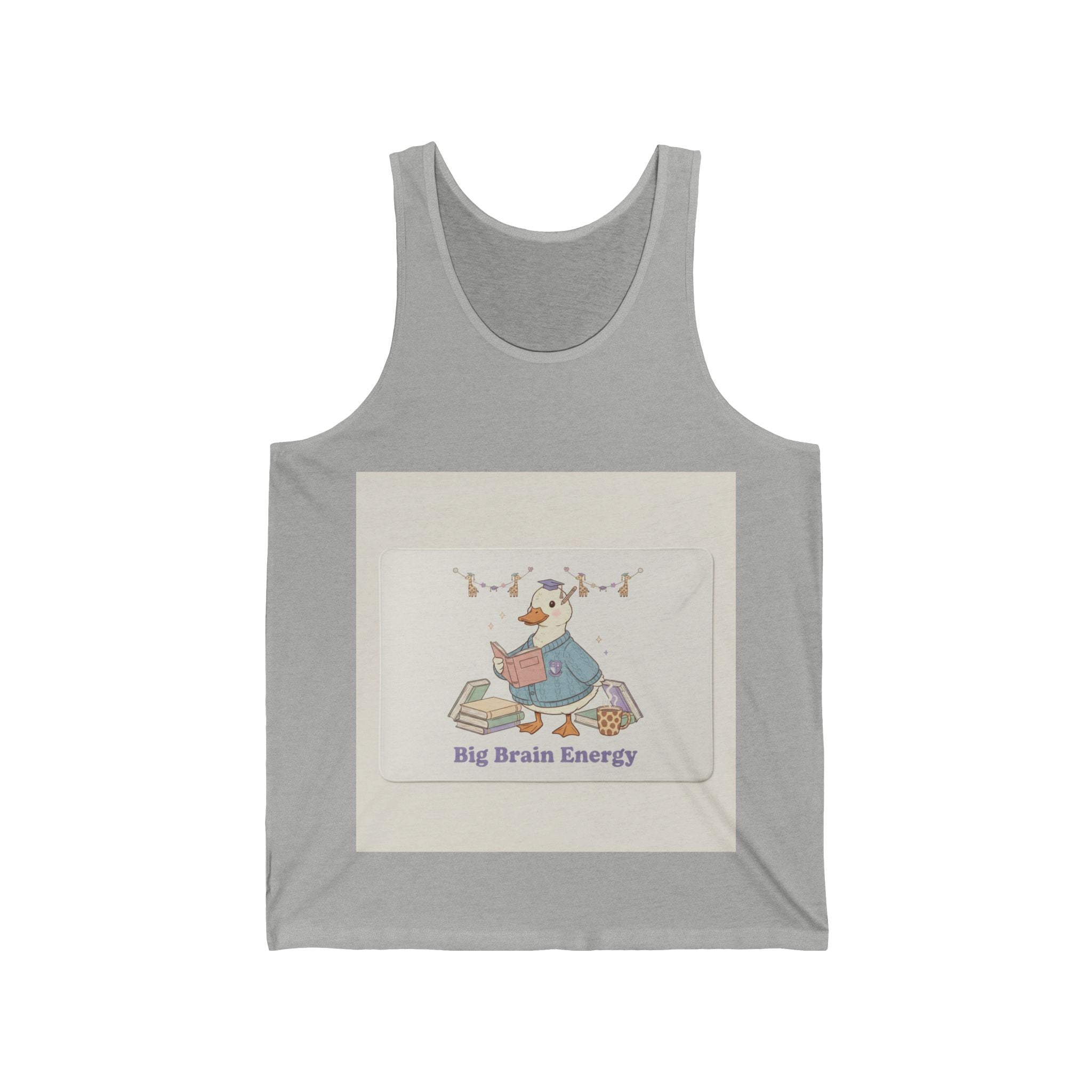 Big Brain Energy Duck Tank Top