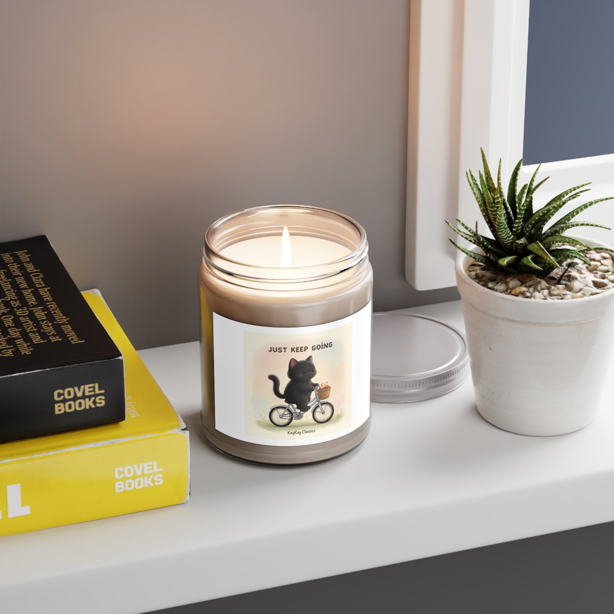 JUST KEEP GOING Cat Scented Candle