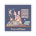 Rabbit Die-Cut Sticker – Campus Queen