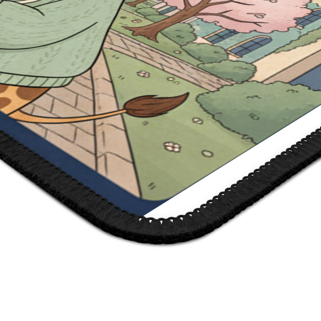 Giraffes Mouse Pad – Coffee and Confidence
