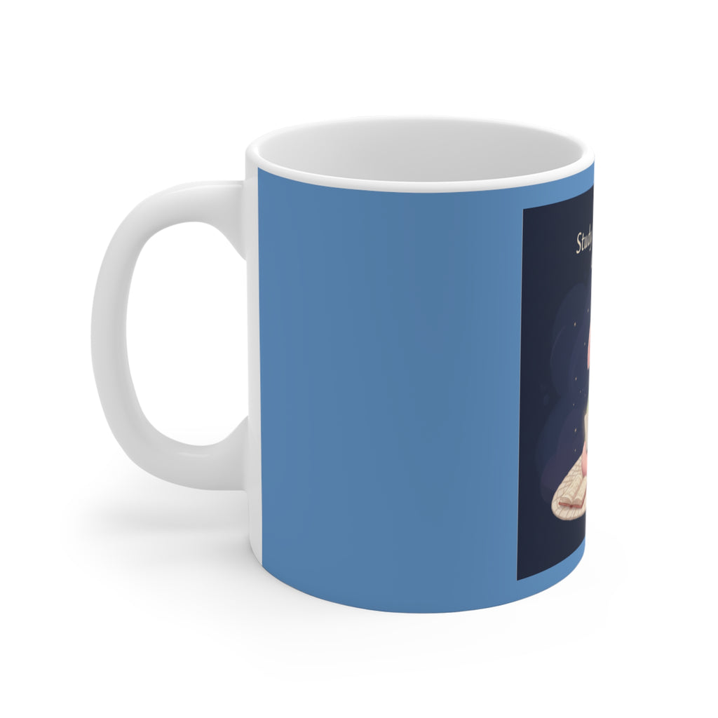 Rabbit Mug 11oz – Study Now, Slay Later. Goals on Goals