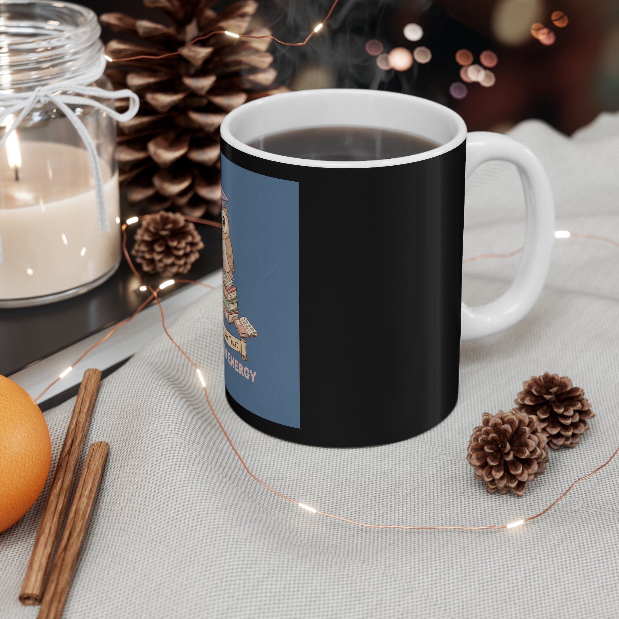 Owl Mug 11oz – In God We Trust