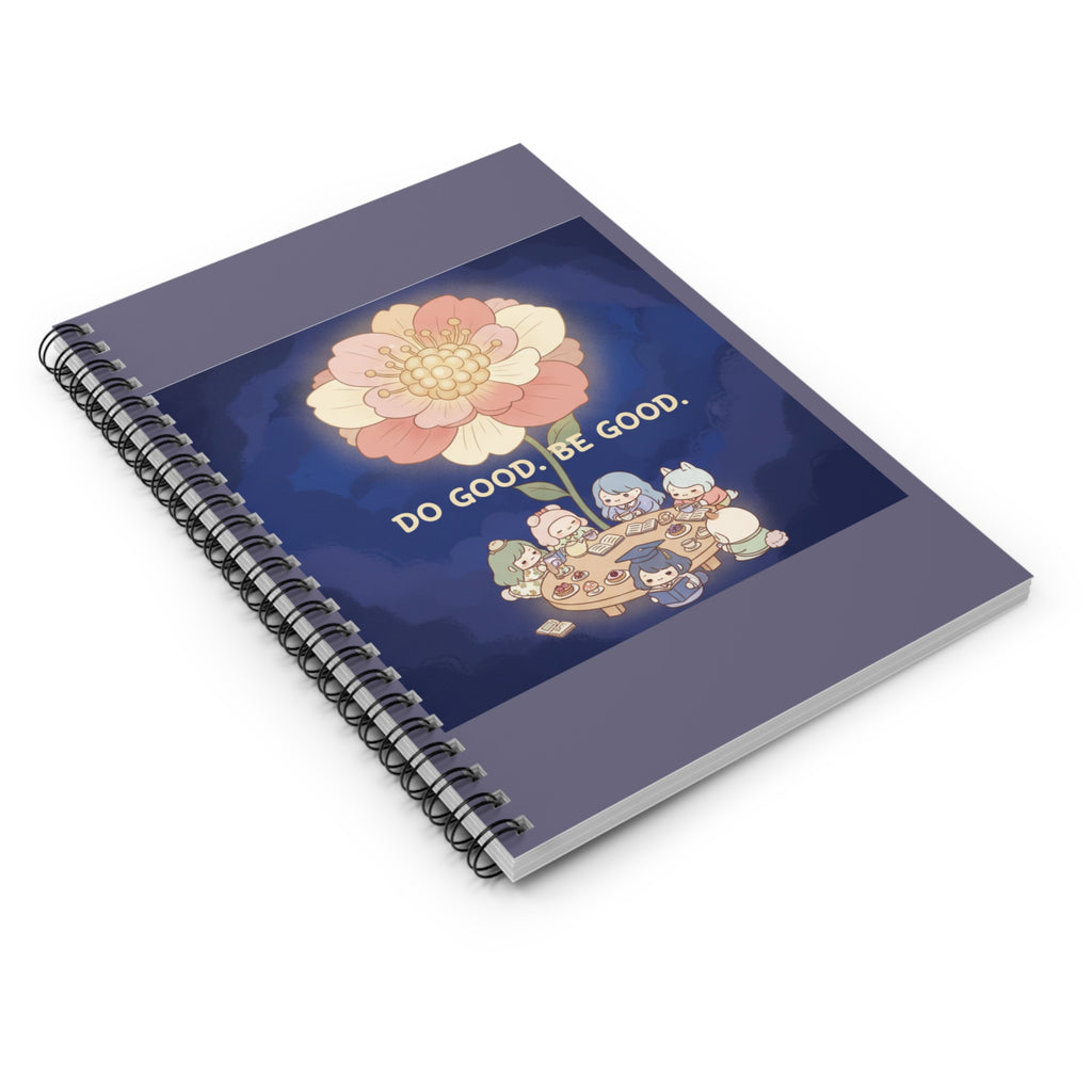 Tiny Chibi Creatures Spiral Notebook – Do Good Be Good
