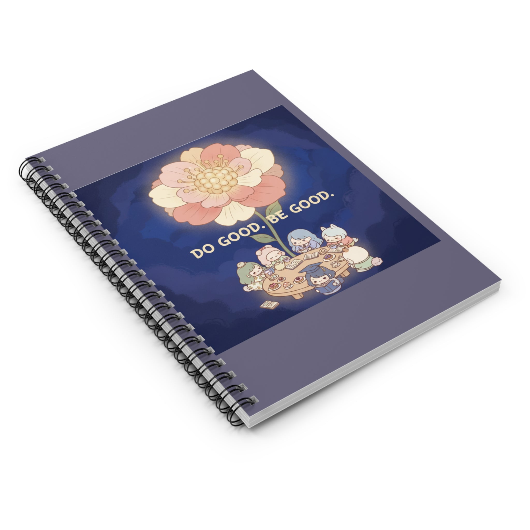 Tiny Chibi Creatures Spiral Notebook – Do Good Be Good
