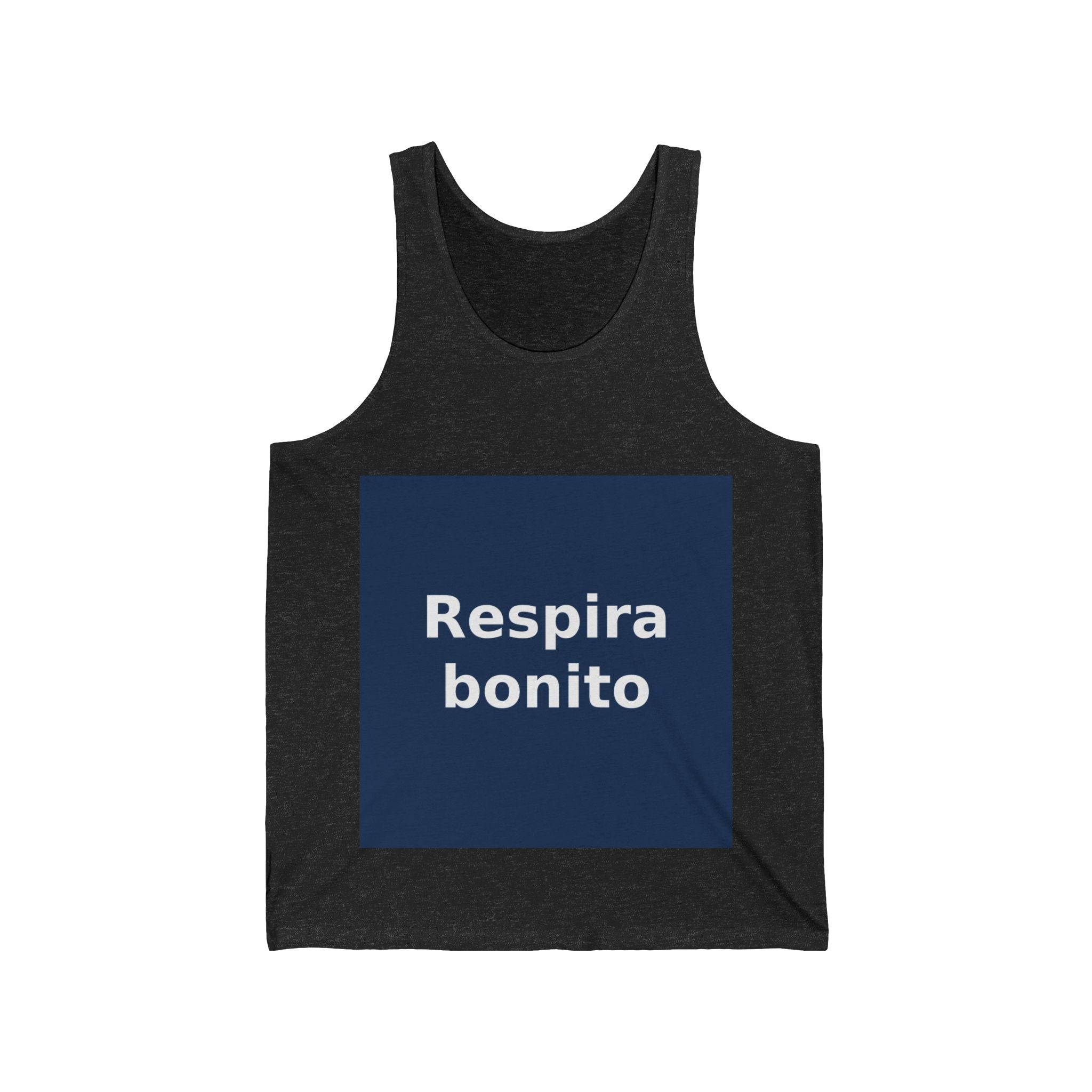 "Respira bonito" Black Cat Tank Top | College Girl Gift | Fashion | KayKay Classics
