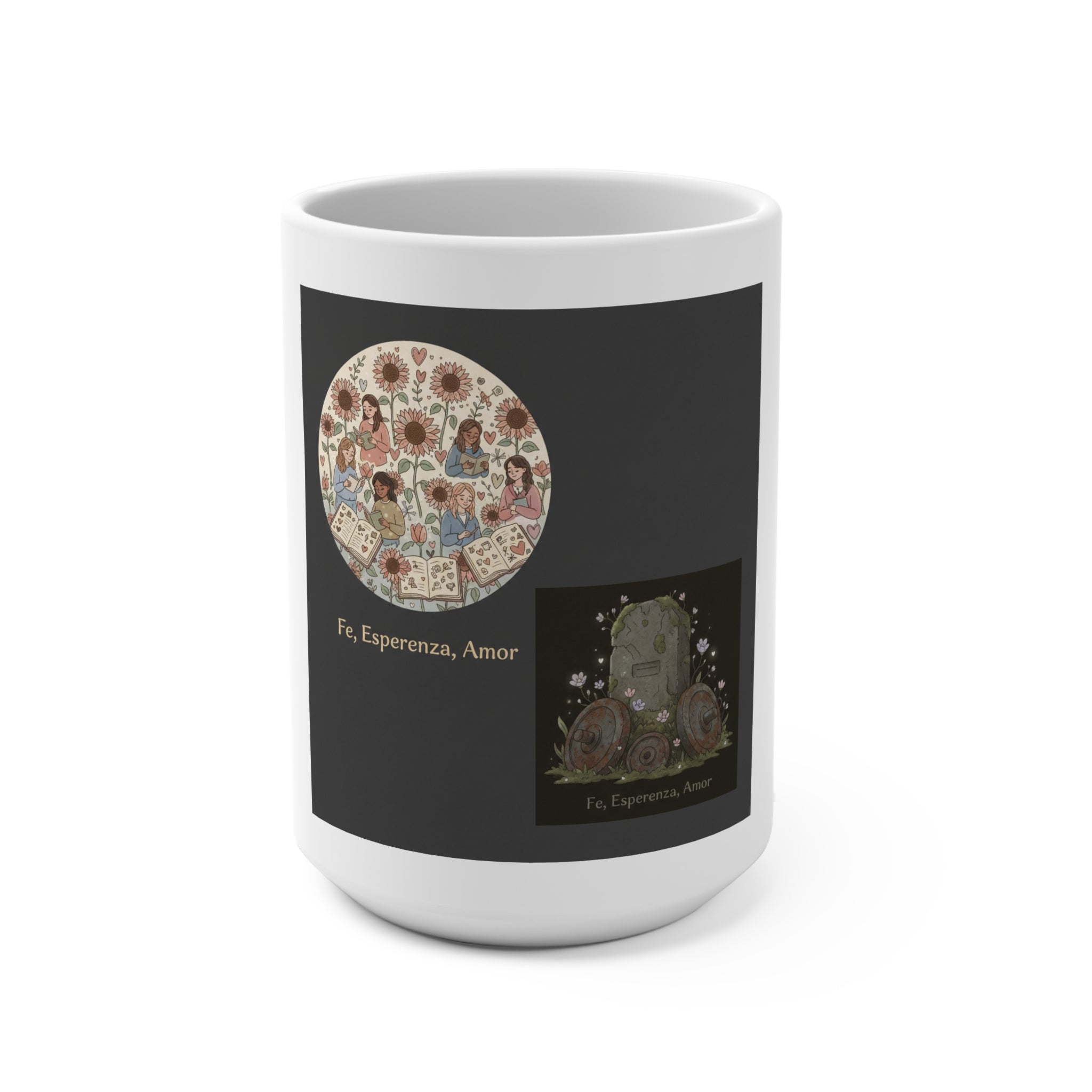 Fe, Esperanza, Amor Mug 15oz