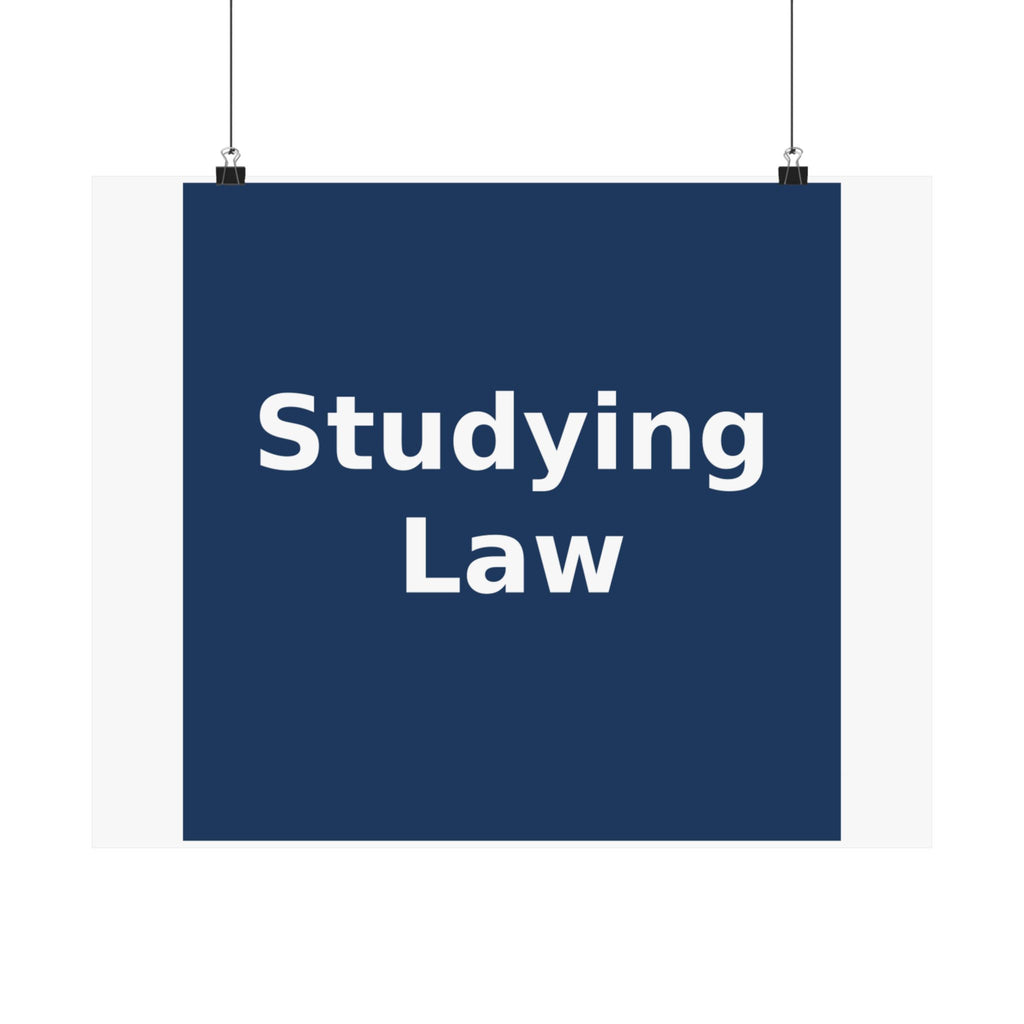 Studying Law - KayKay Poster