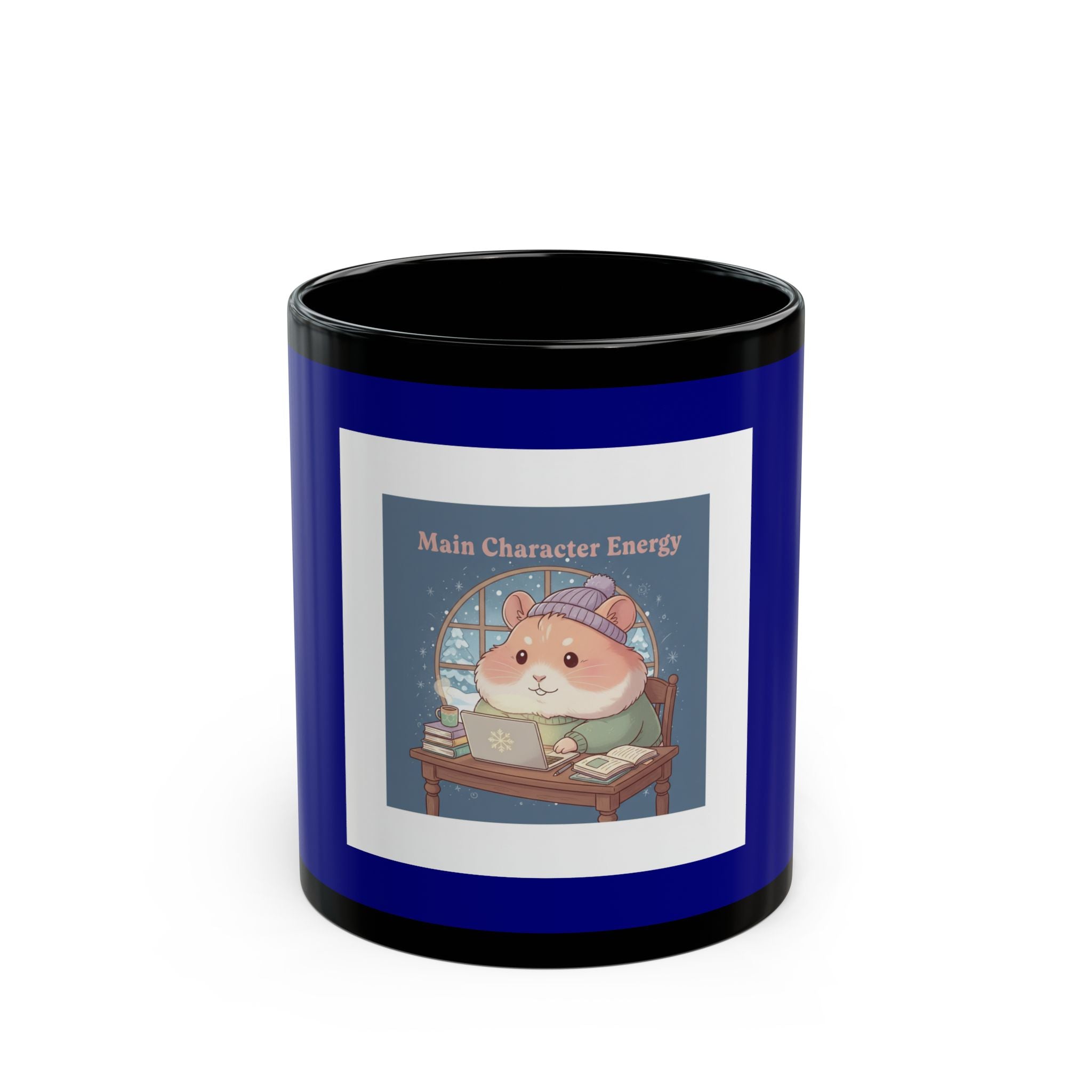Hamster Black Mug 11oz – Main Character Energy