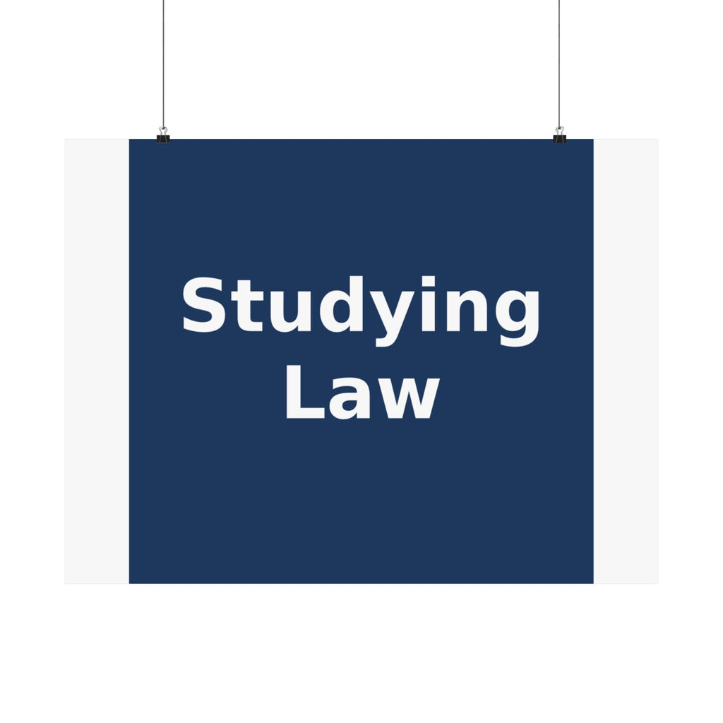 Studying Law - KayKay Poster