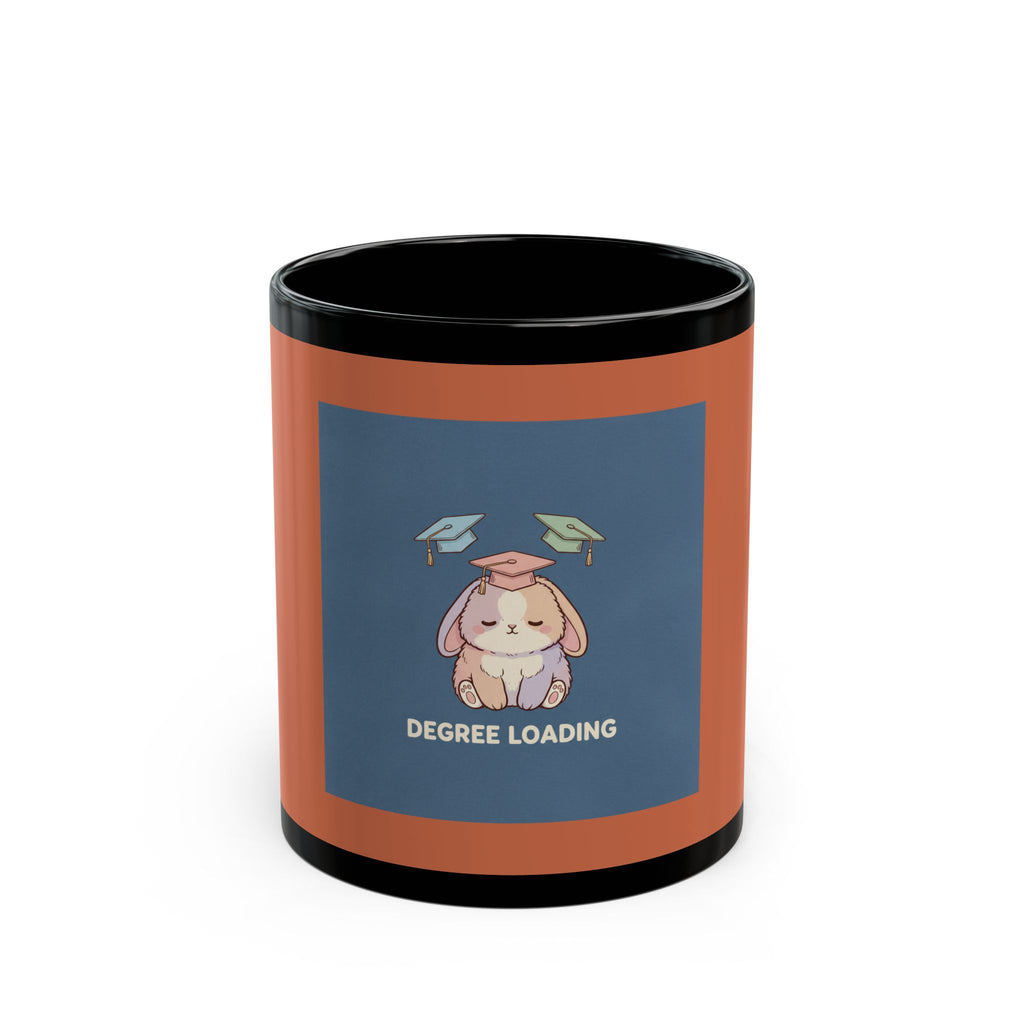 Bunny Black Mug 11oz – Degree Loading