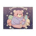 Bear Canvas Print – Gentle Strength Bloom Thrive