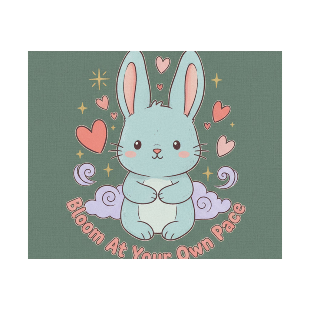 Bloom at Your Own Pace Poster