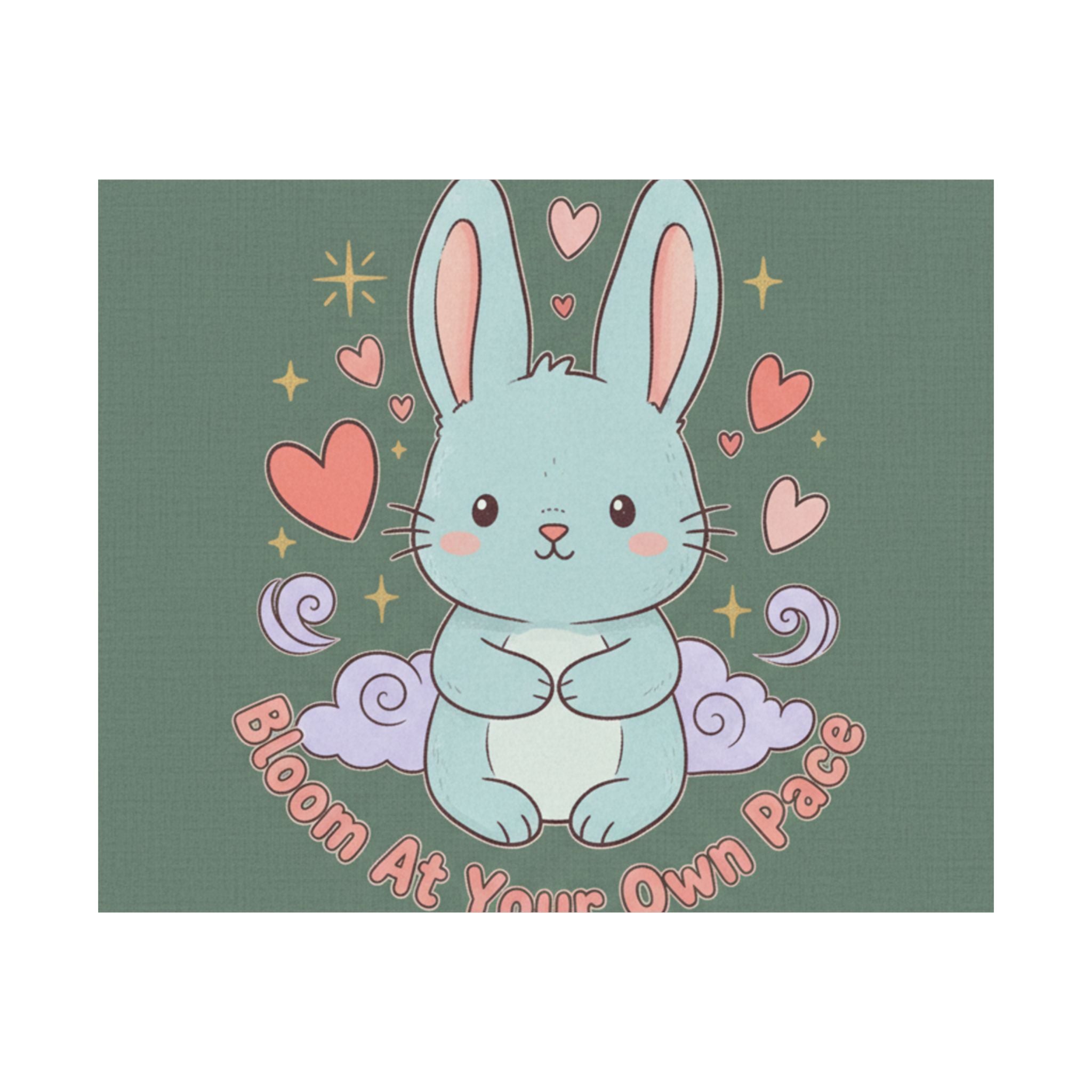 Bloom at Your Own Pace Poster