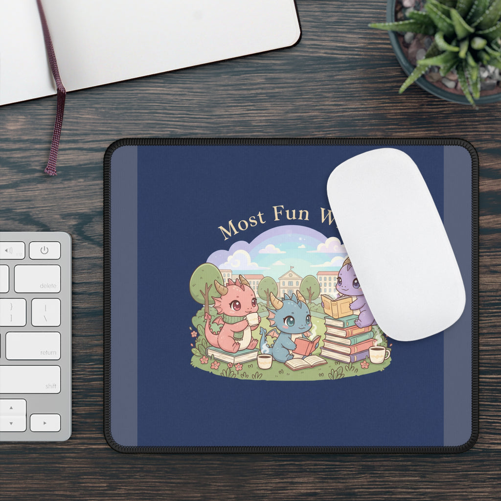 Baby Dragons Mouse Pad – Most Fun Wins