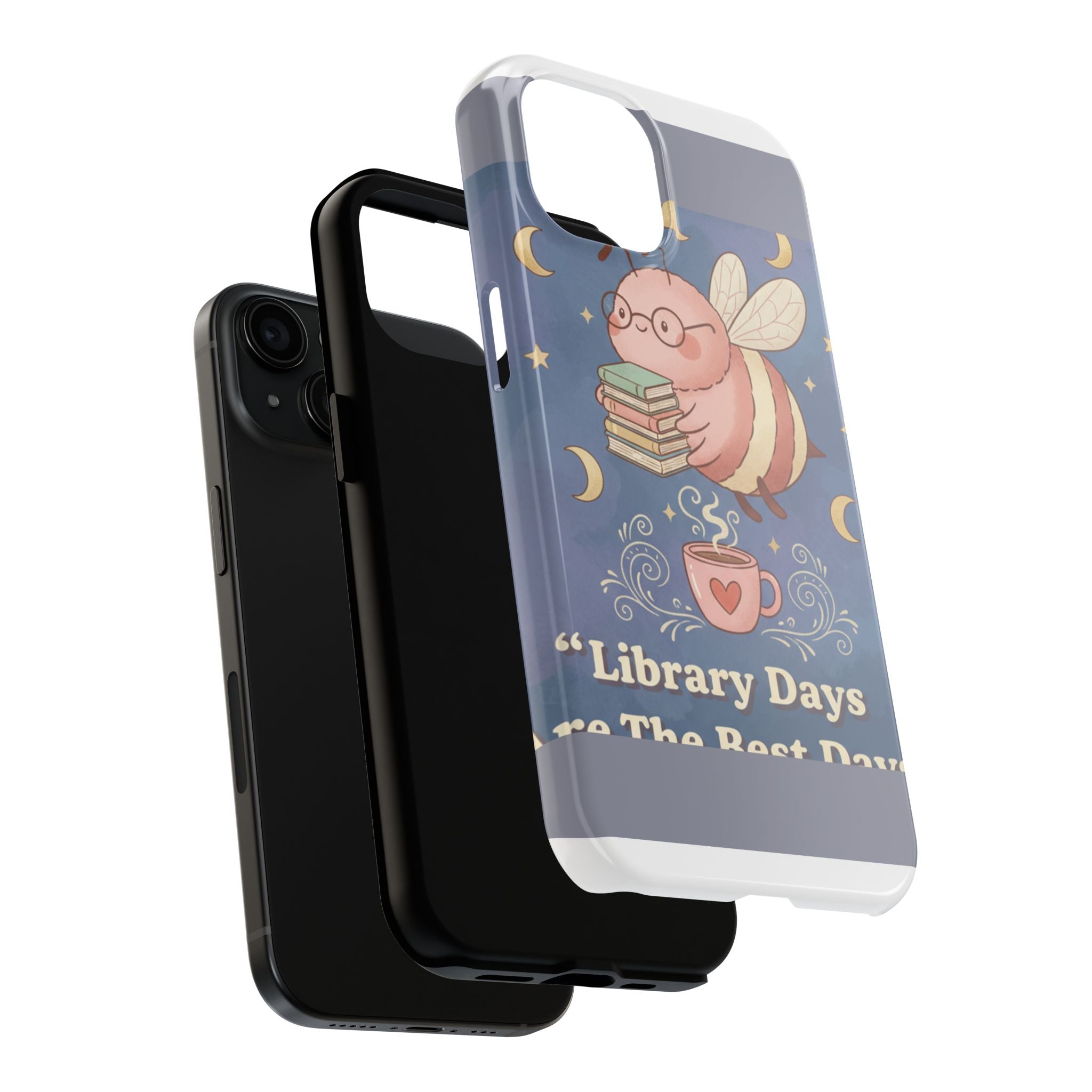 Bee Tough Phone Case – Library Days Are the Best Days