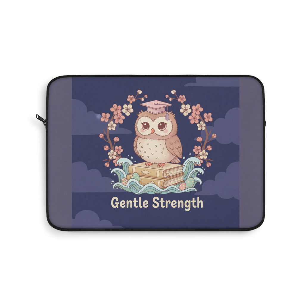 Owl Laptop Sleeve – Gentle Strength