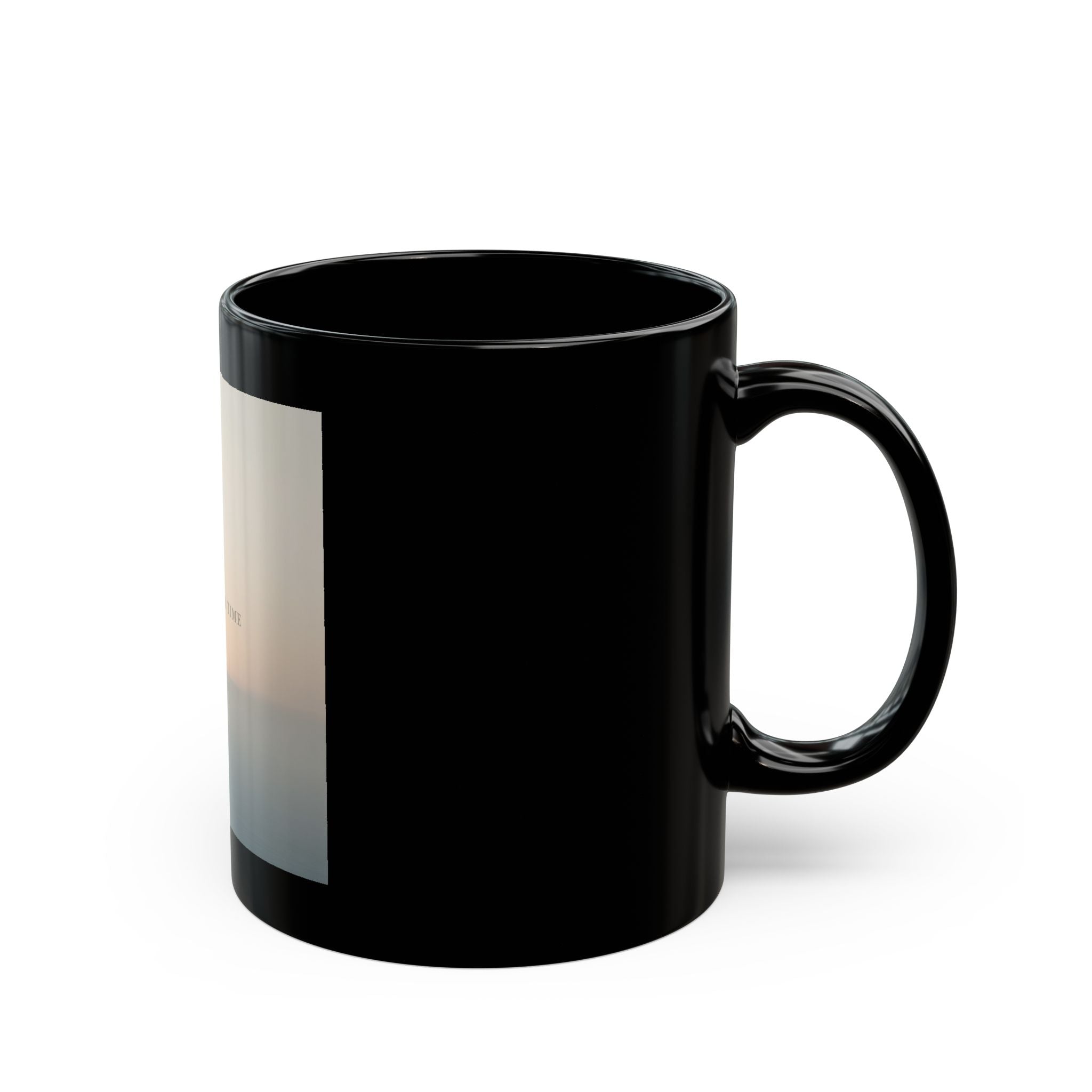 ONE DAY AT A TIME Black Mug