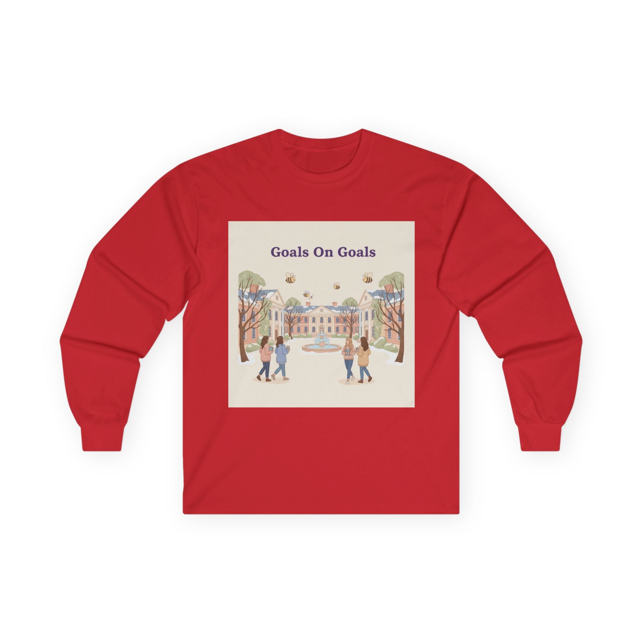 Goals On Goals Bees Long Sleeve Tee