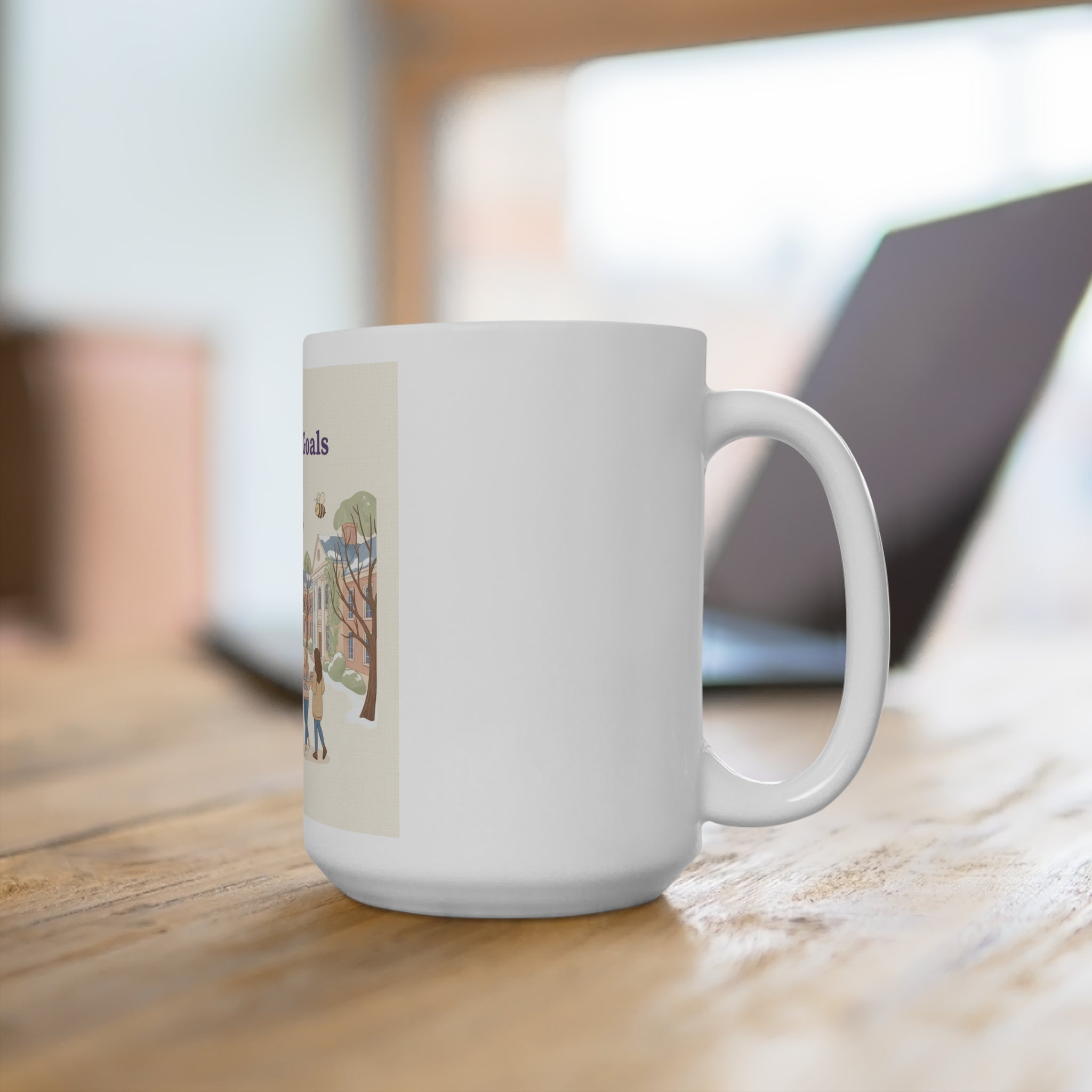 Goals On Goals Bees Mug 15oz