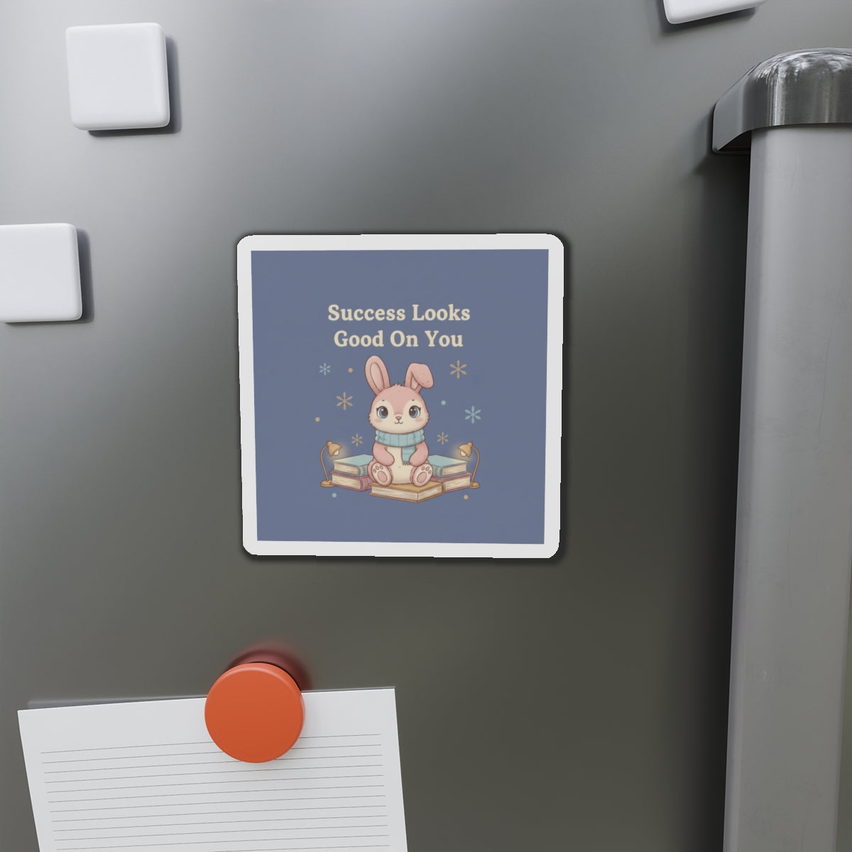 Rabbit Die-Cut Magnet – Success Looks Good on You