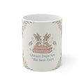 Library Days Are The Best Days Rabbits Mug 11oz