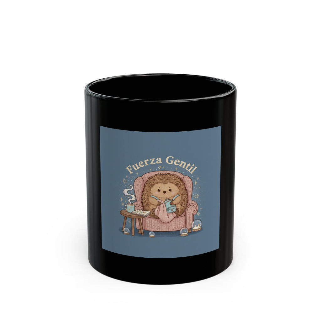 Bunny Black Mug 11oz – Fuerza Gentil