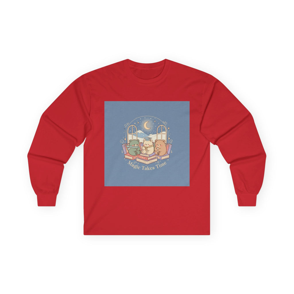 Magic Takes Time Bear Long Sleeve Tee