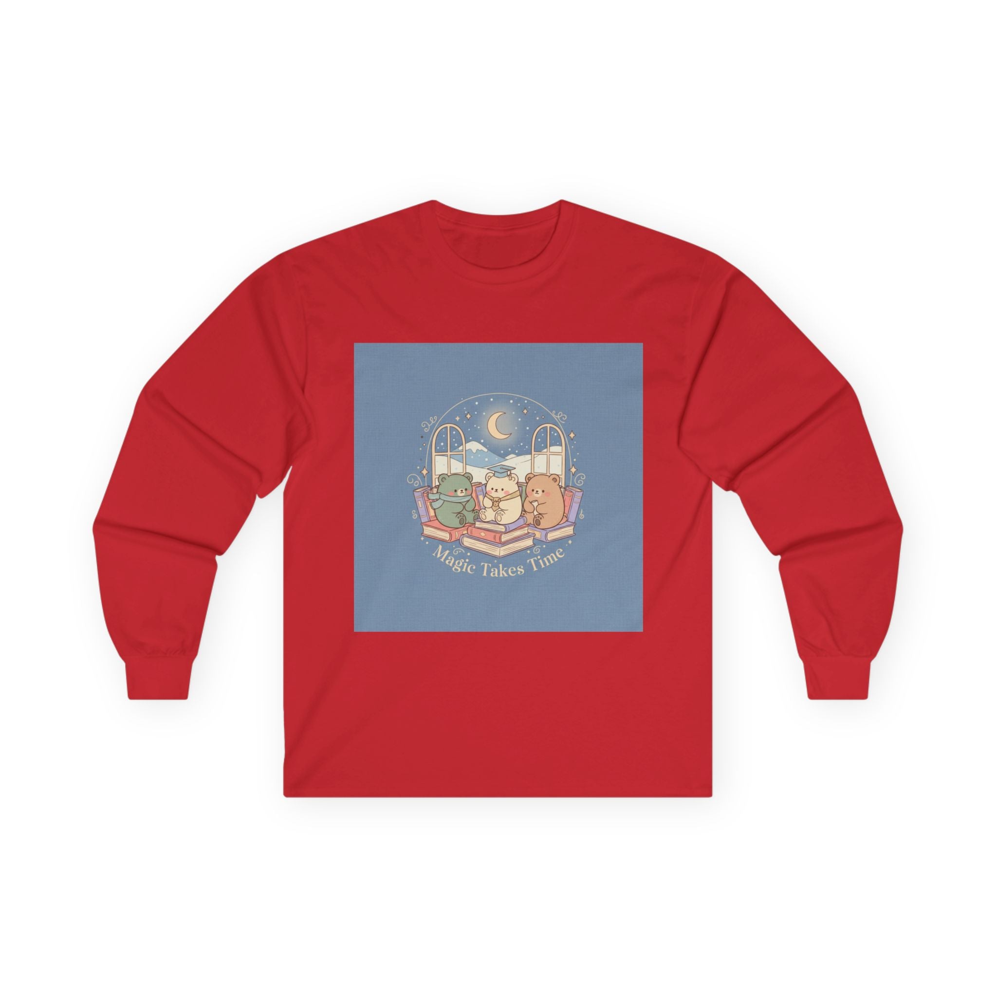 Magic Takes Time Bear Long Sleeve Tee