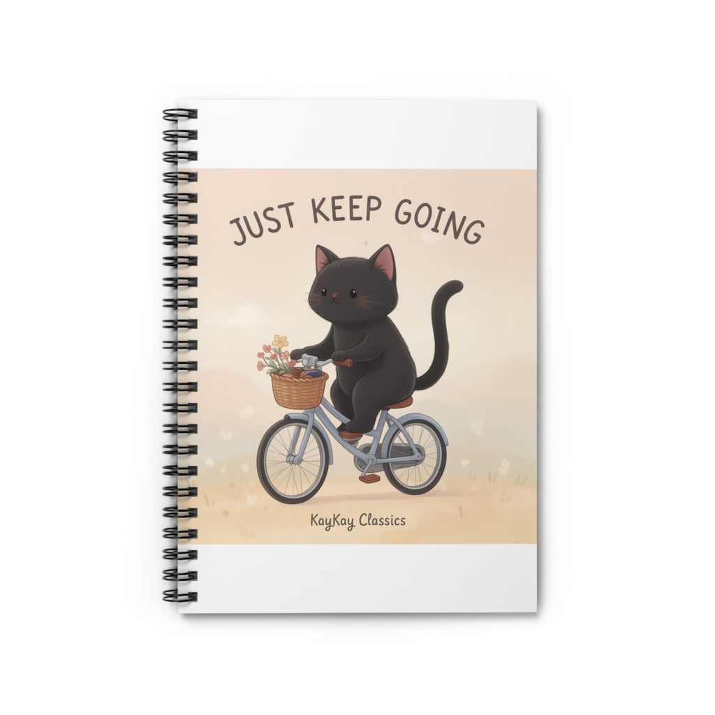 JUST KEEP GOING Spiral Notebook