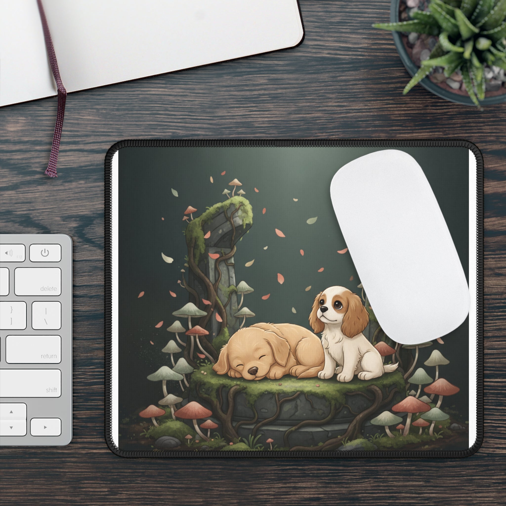 Puppies Mouse Pad – Magic Takes Time