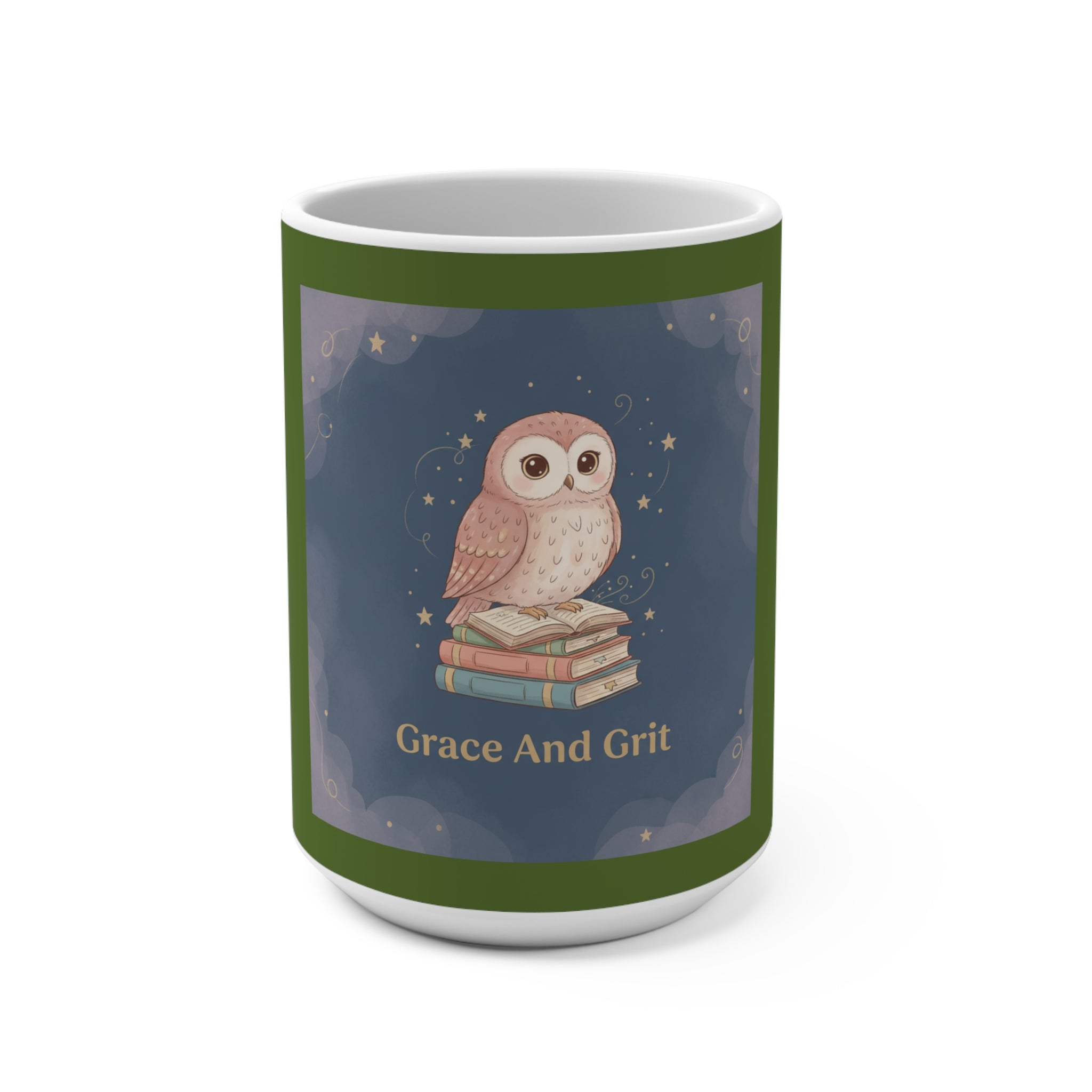 Owl Mug 15oz – Grace and Grit