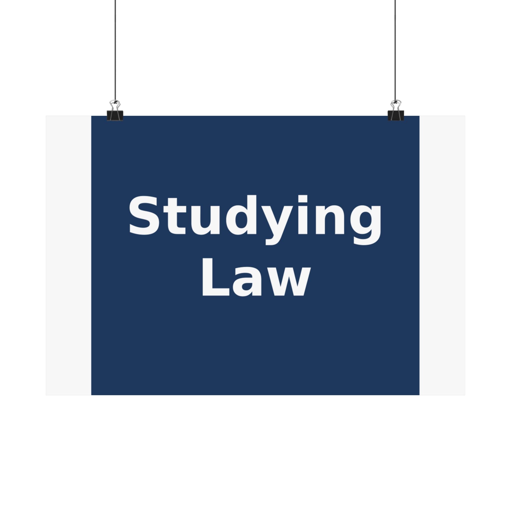 Studying Law - KayKay Poster