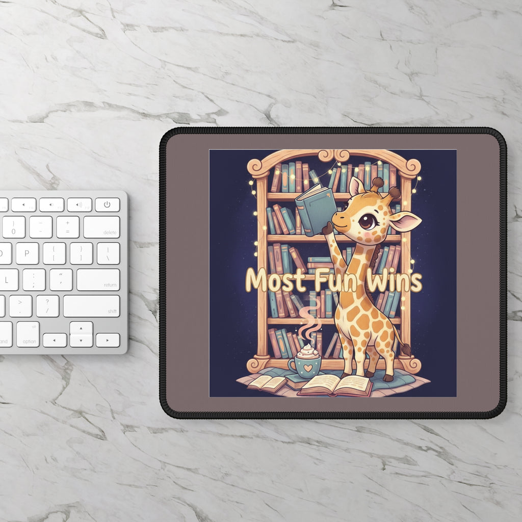 Giraffe Mouse Pad – Most Fun Wins
