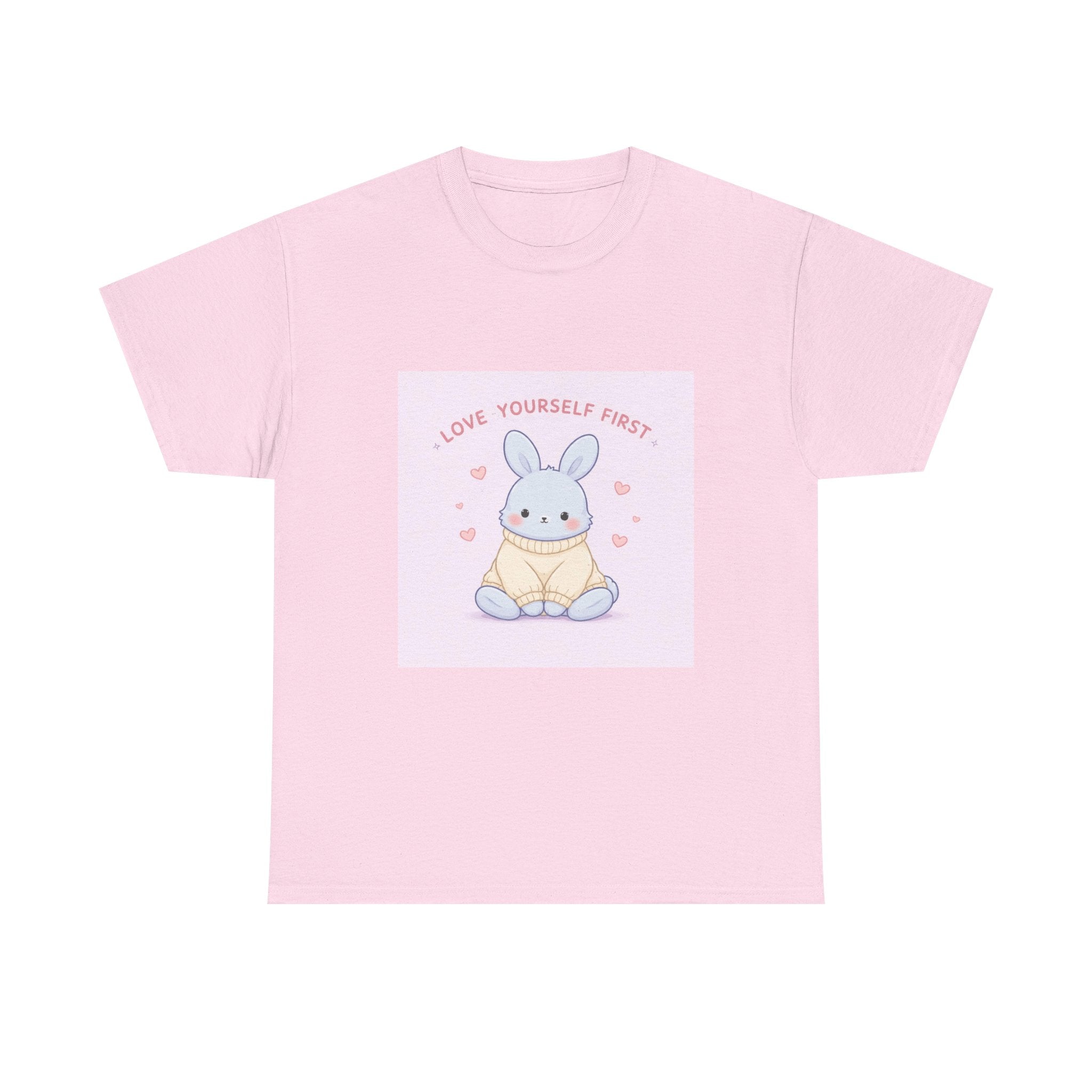 "LOVE YOURSELF FIRST" Black Cat Kids Tee | College Girl Gift | Fashion | KayKay Classics