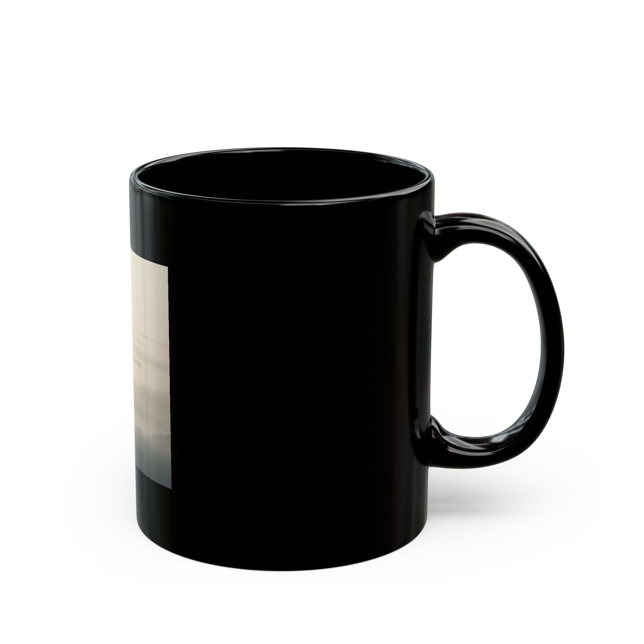 THIS MOMENT WILL PASS Black Mug