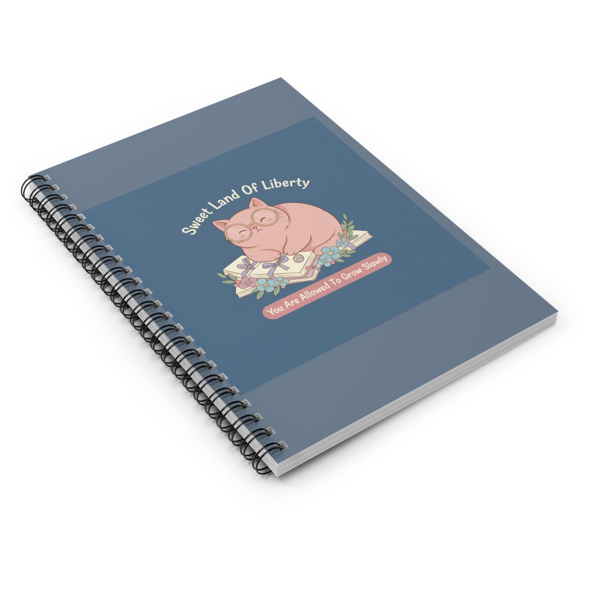Cat Spiral Notebook – Sweet Land of Liberty