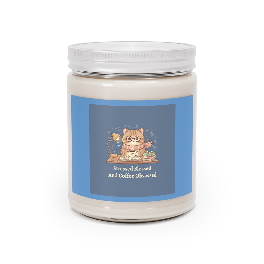 Bear Scented Candle – Stressed Blessed and Coffee Obsessed