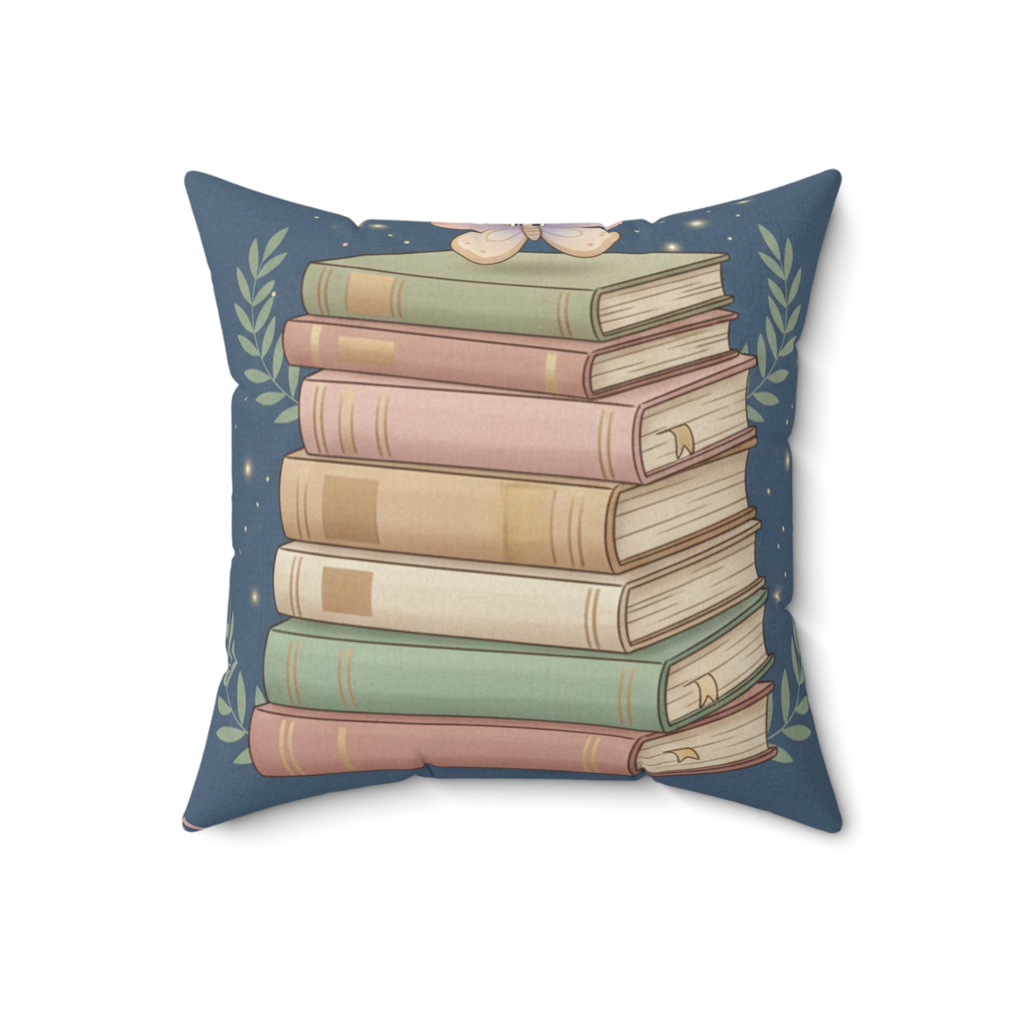 Butterfly Square Pillow – Dream Big Study Hard