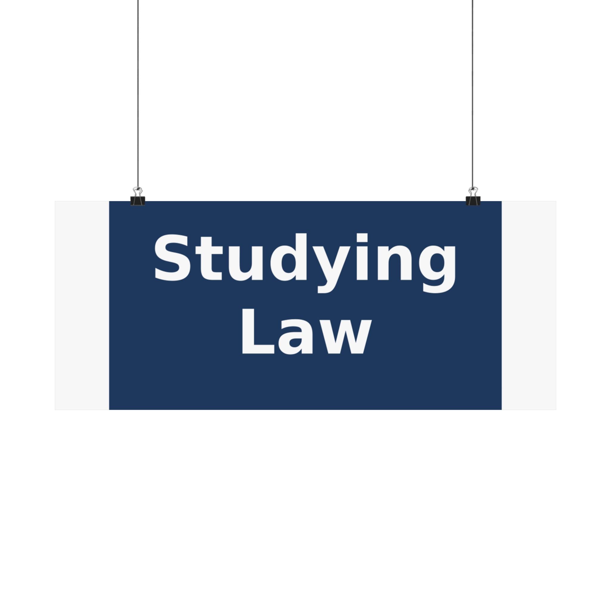 Studying Law - KayKay Poster