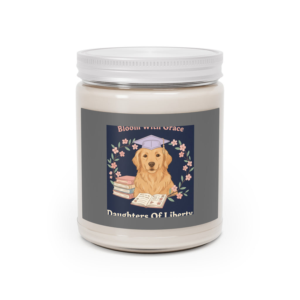 Golden Retriever Scented Candle – Bloom With Grace
