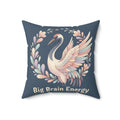 Crane Square Pillow – Big Brain Energy