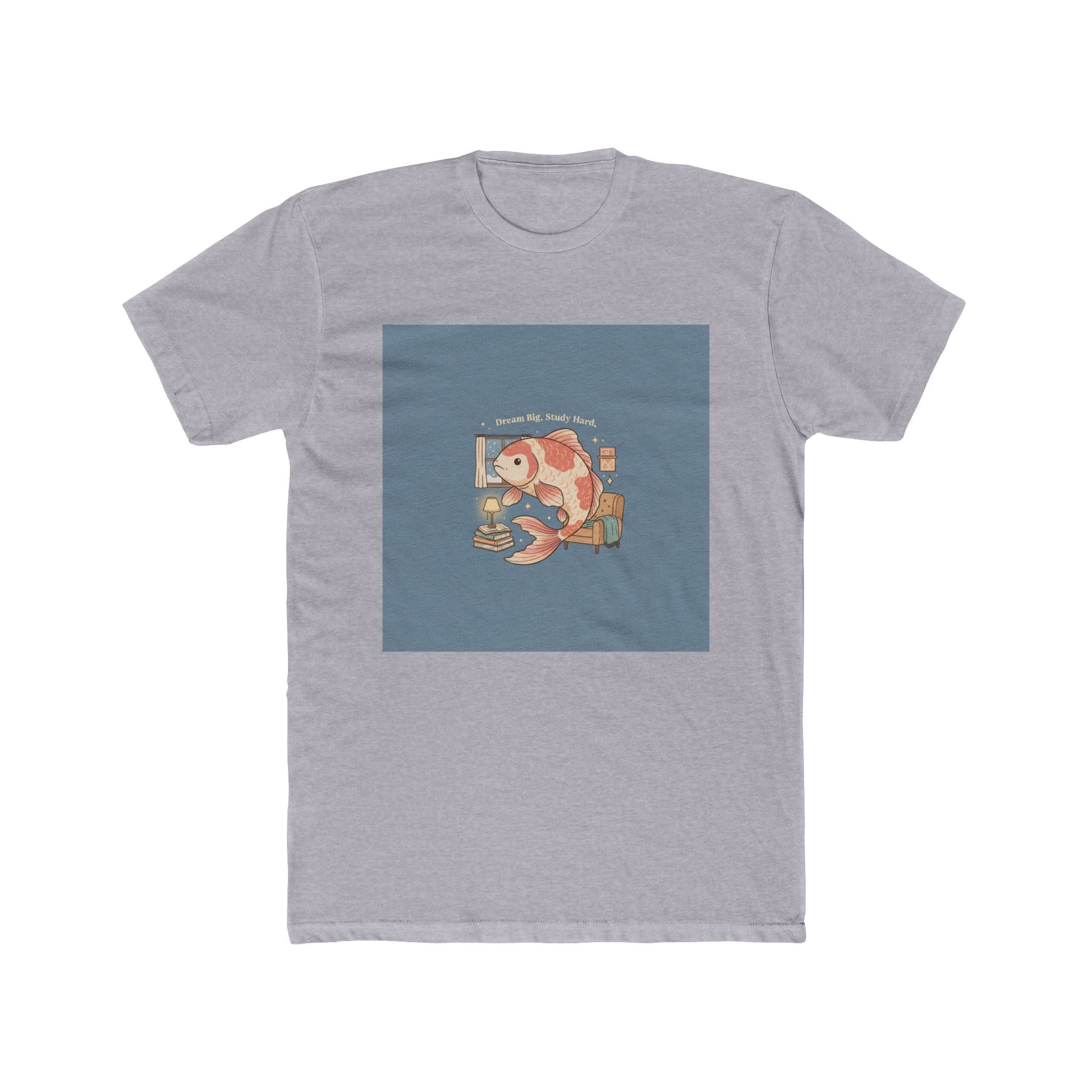 Dream Big, Study Hard Fish Unisex Tee