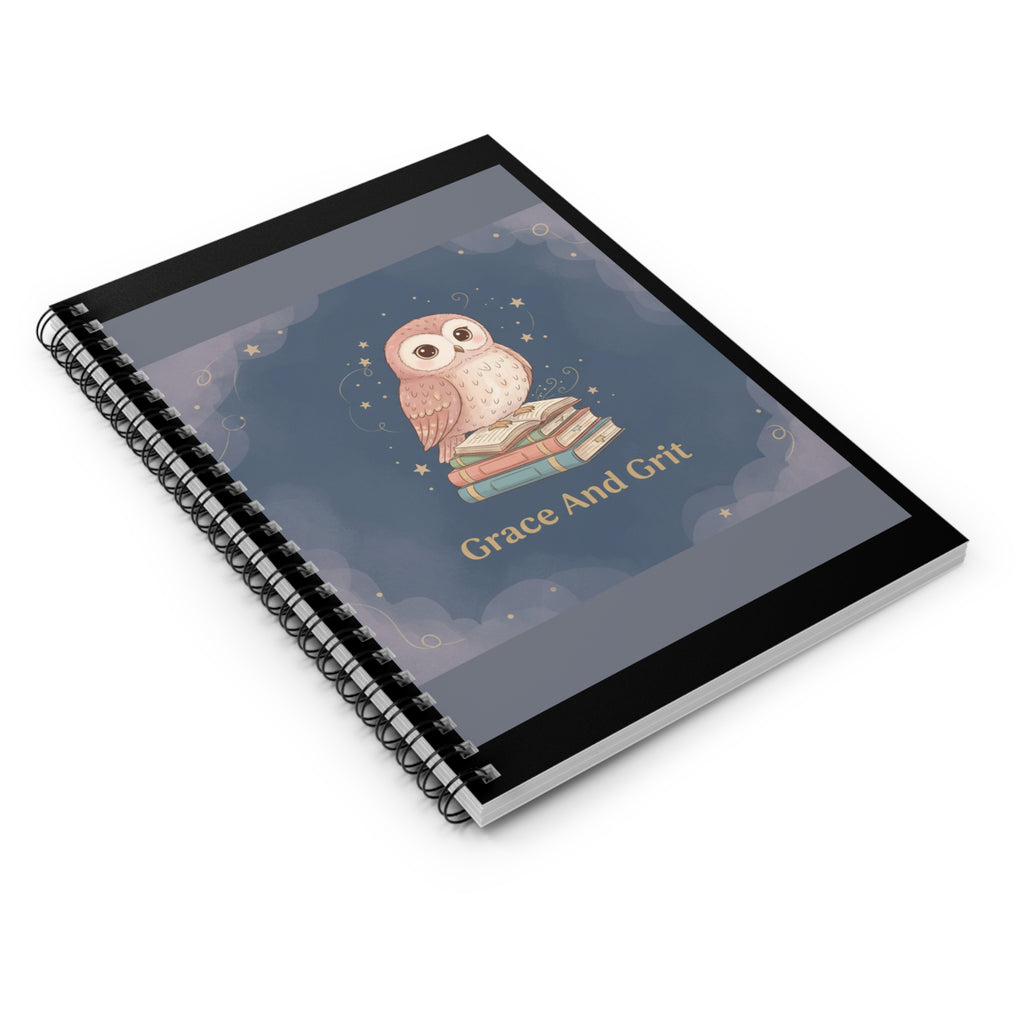 Owl Spiral Notebook – Grace and Grit