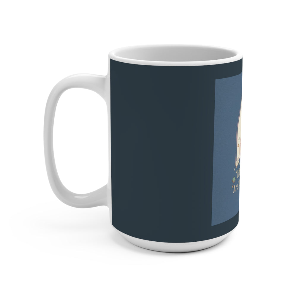 Cat Mug 15oz – Library Days Are the Best Days