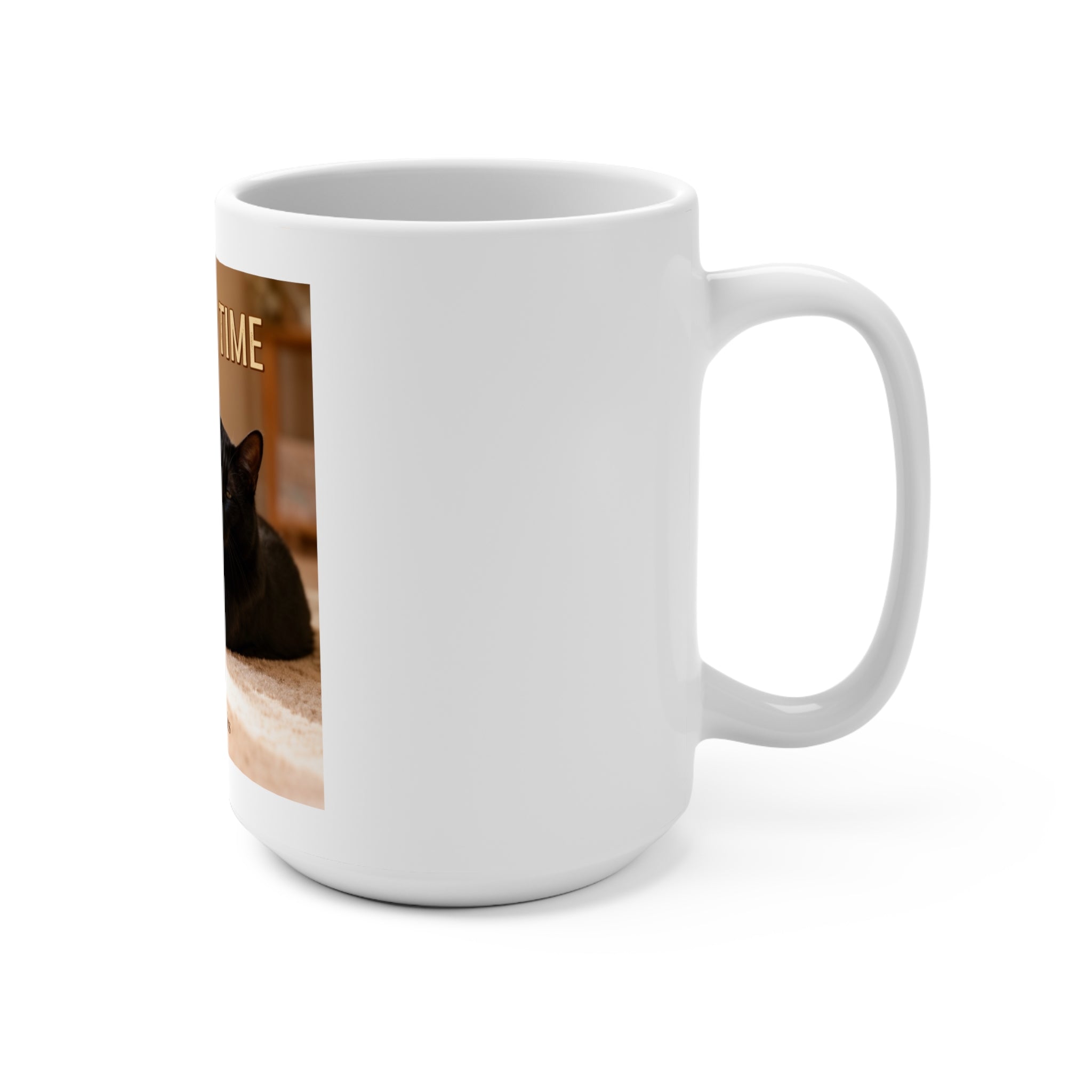 TAKE YOUR TIME Cat Mug 15oz